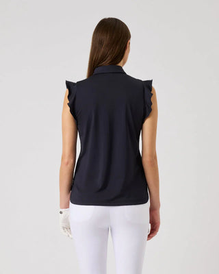 Daily Sports - Frill Sleeveless Polo Shirt