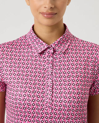 Daily Sports - Sheermotion Cap Sleeve Polo Shirt