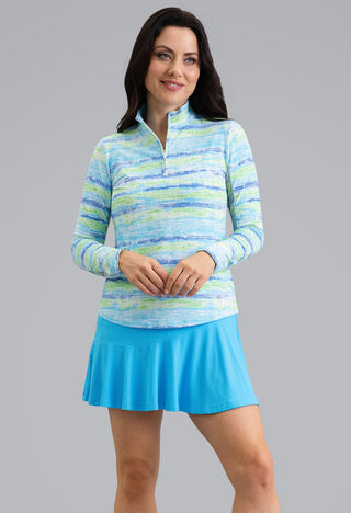 Ibkül - Gia Long Sleeve Mock Neck Top – 10389