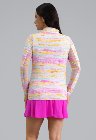 Ibkül - Gia Long Sleeve Mock Neck Top – 10389