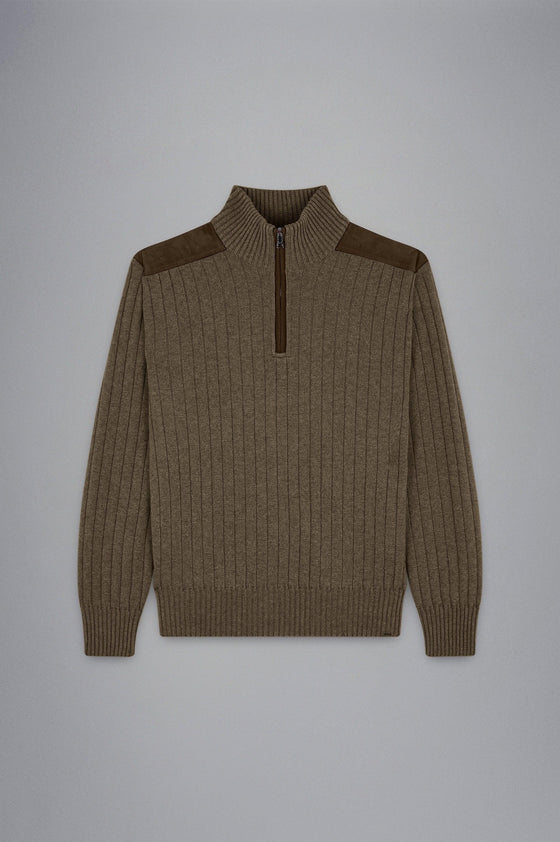 Paul & Shark - Chandail col zip de laine et cachemire - LE CAPITAINE D'A BORD