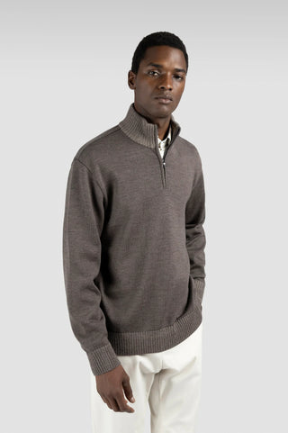 Paul & Shark - Chandail col zip de laine Soft Cool Touch