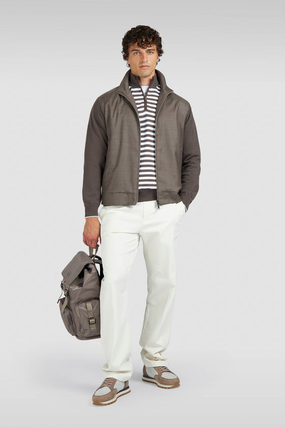 Paul & Shark - Cardigan Riviera de Laine Mérinos Loro Piana