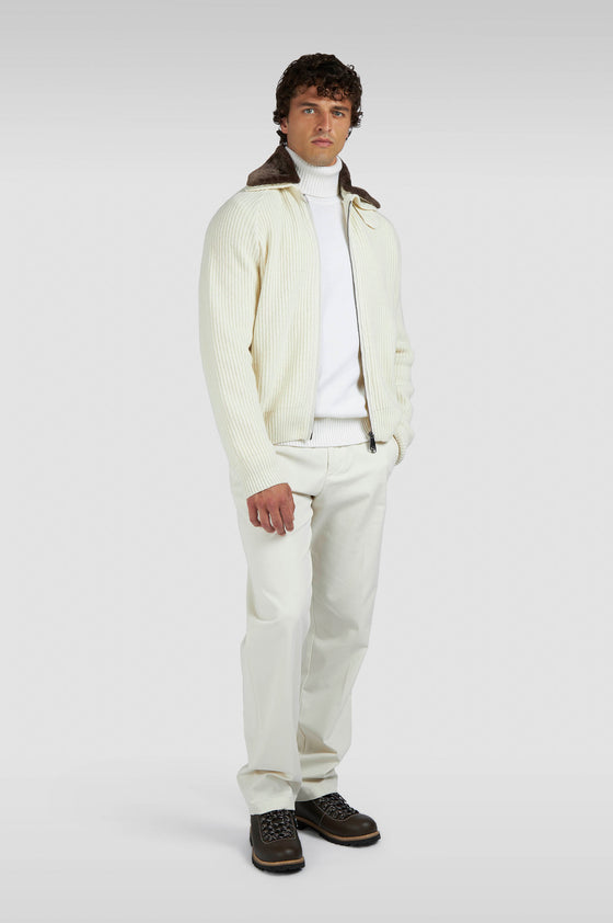 Paul & Shark - Cardigan zip laine RE-Wool