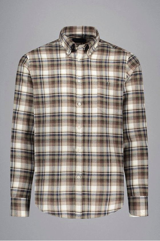 Paul & Shark - Chemise à careaux de flanelle Xsoft