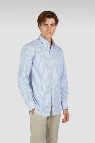 Paul & Shark - Chemise à rayures de twill de coton