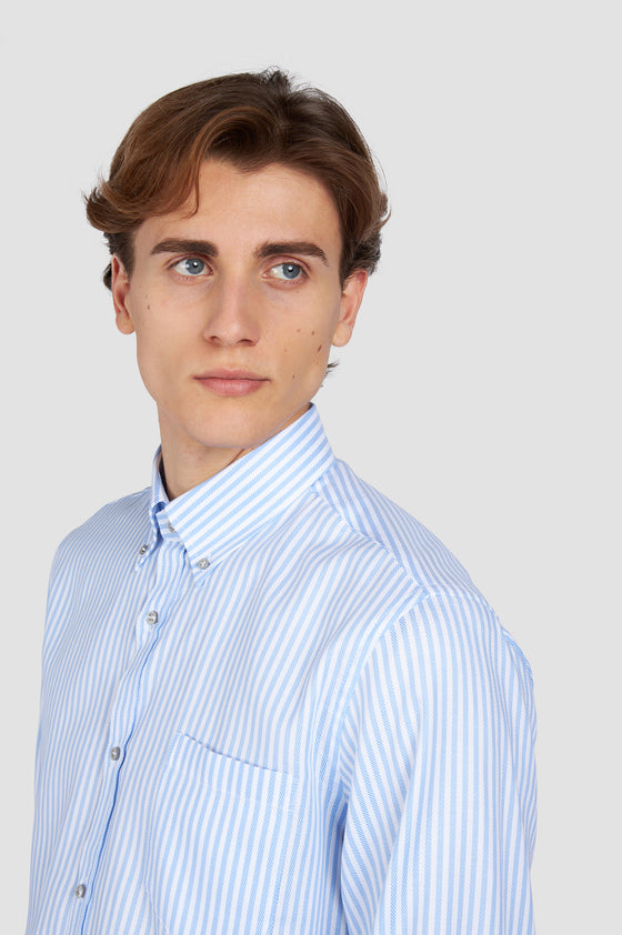 Paul & Shark - Chemise a rayures de coton Silver Collection