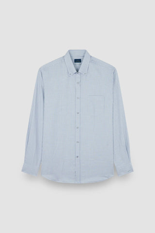 Paul & Shark - Chemise vichy de coton Silver Collection
