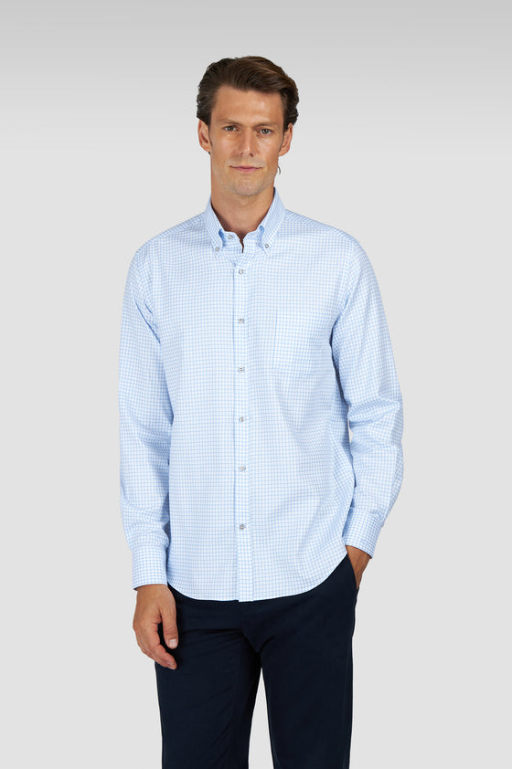 Paul & Shark - Chemise à carreaux de coton Silver Collection