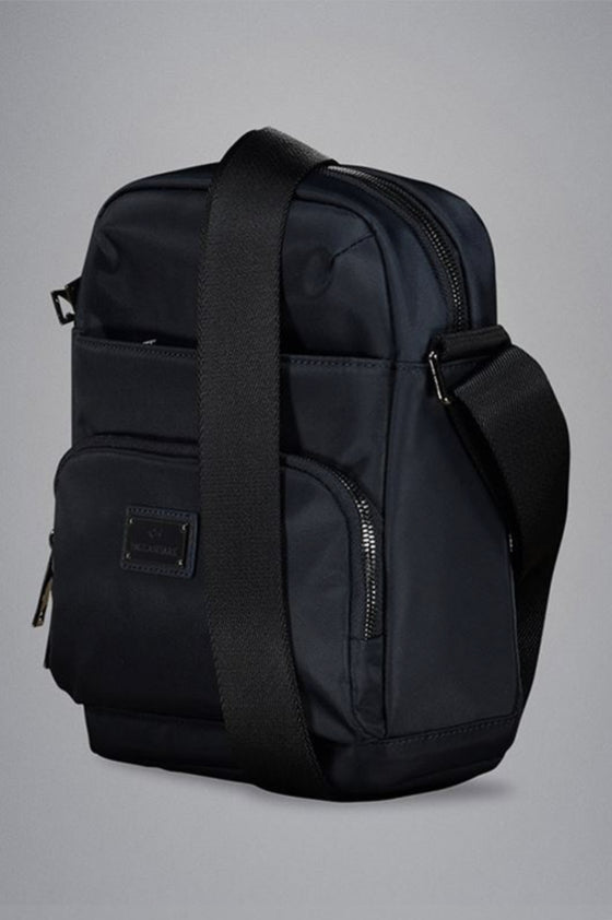 Paul & Shark - Sac messager de nylon et cuir