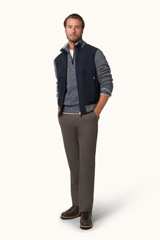 Paul & Shark - Chandail col zip de laine et cachemire