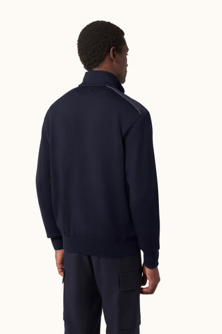 Paul & Shark - Chandail col zip de laine Typhoon Platinum