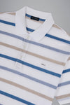 Paul & Shark - Polo rayé manches courtes coton piqué - LE CAPITAINE D'A BORD