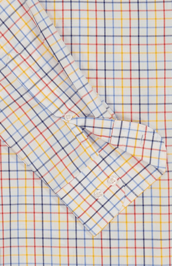 Paul & Shark - Chemise manches longues de coton à carreaux - LE CAPITAINE D'A BORD