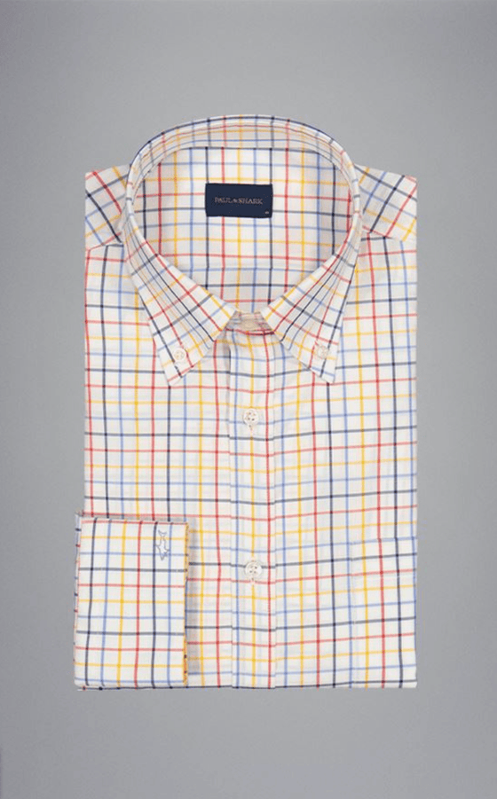 Paul & Shark - Chemise manches longues de coton à carreaux - LE CAPITAINE D'A BORD