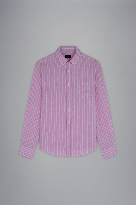 Paul & Shark - Chemise de lin manches longues à rayures - LE CAPITAINE D'A BORD