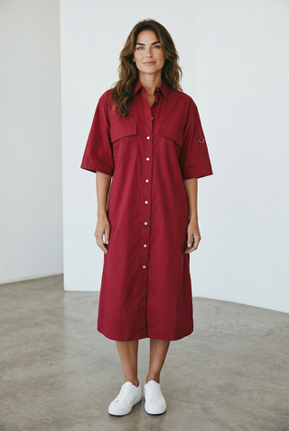 VLT's by Valentina's - 25-316 - Robe longue safari de coton