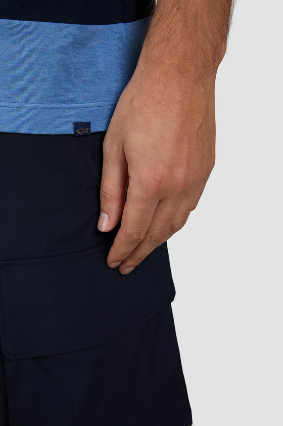 Paul & Shark - T-shirt manches courtes rayé de coton mercerisé