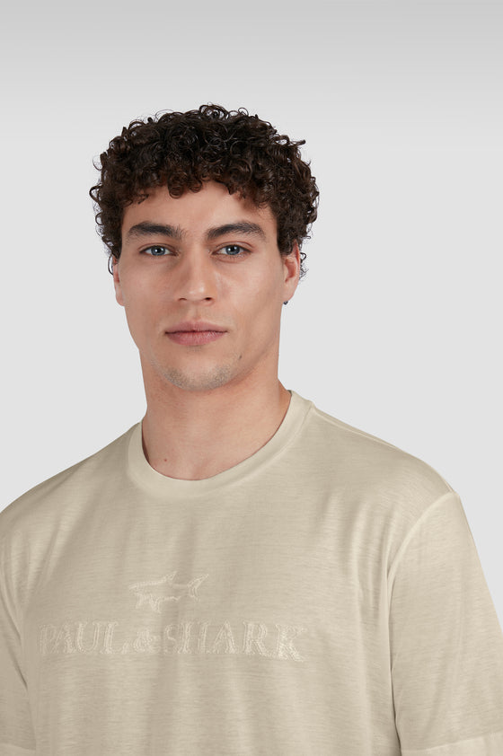 Paul & Shark - T-shirt manches courtes Riviera XSoft de Coton et Lyocell