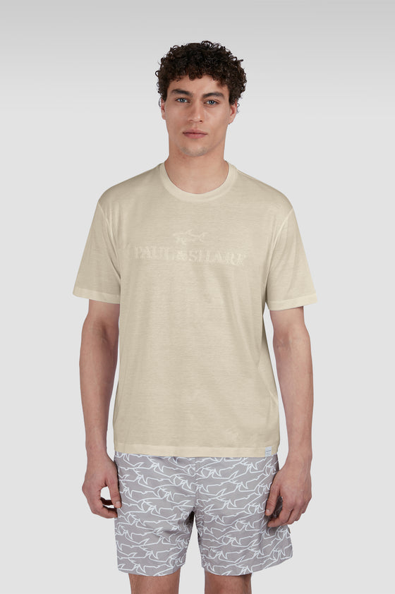 Paul & Shark - T-shirt manches courtes Riviera XSoft de Coton et Lyocell