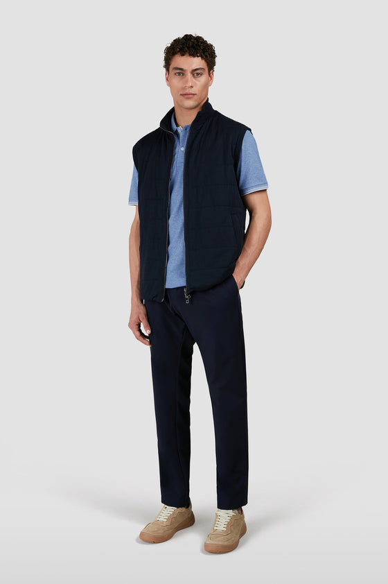 Paul & Shark - Polo manches courtes de coton piqué avec rayure au col