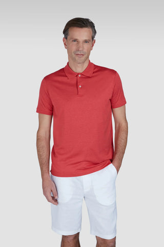 Paul & Shark - Polo manches courtes de soie et coton