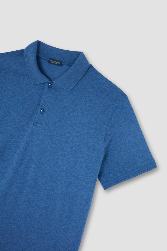 Paul & Shark - Polo manches courtes de soie et coton