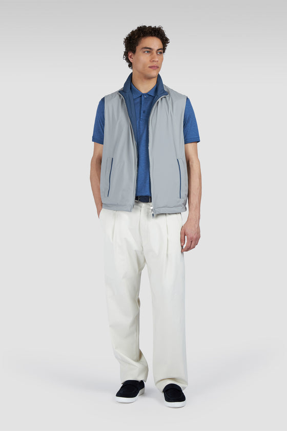 Paul & Shark - Polo manches courtes de soie et coton