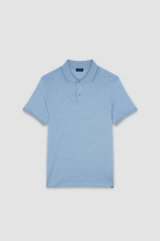 Paul & Shark - Polo manches courtes de soie et coton