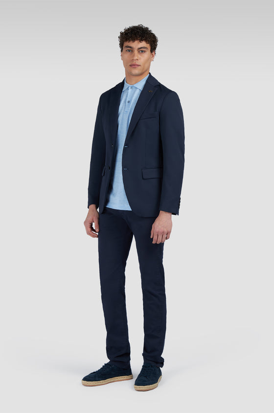 Paul & Shark - Polo manches courtes de soie et coton