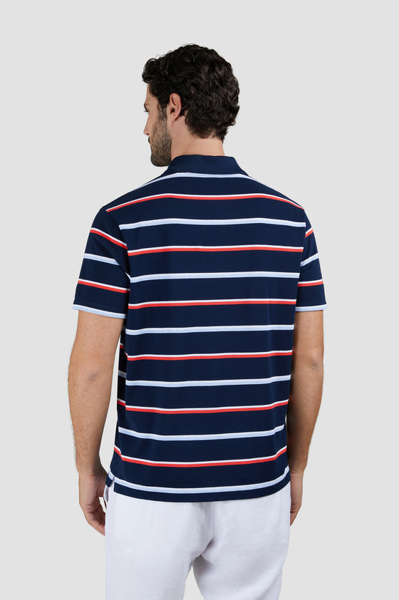 Paul & Shark - Polo manches courtes de coton double mercerisé