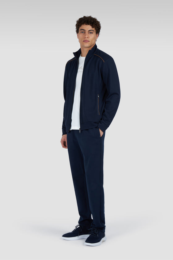 Paul & Shark - Cardigan extensible Typhoon Platinum avec Alcantara