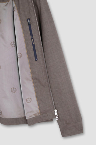 Paul & Shark - Bomber de laine et soie Loro Piana Green Storm System™