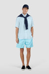 Paul & Shark - Chemise unie de lin manches courtes