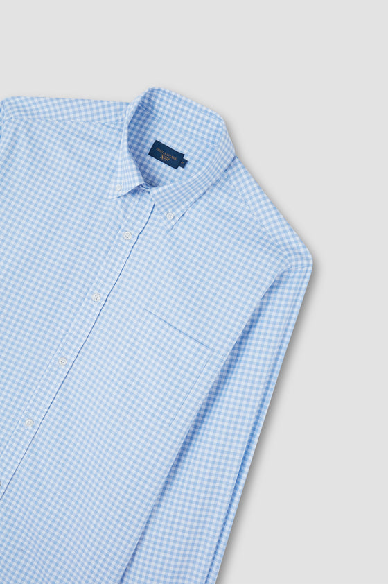 Paul & Shark - Chemise manches longues vichy de coton XSoft