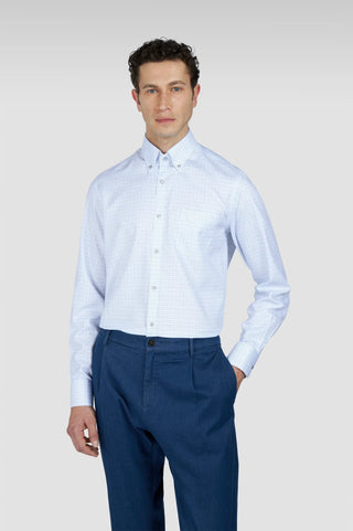 Paul & Shark - Chemise manches longues de coton Silver Collection
