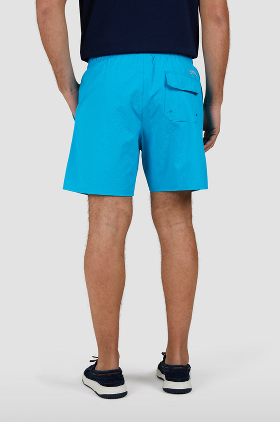 Paul & Shark - Maillot de bain seersucker avec badge