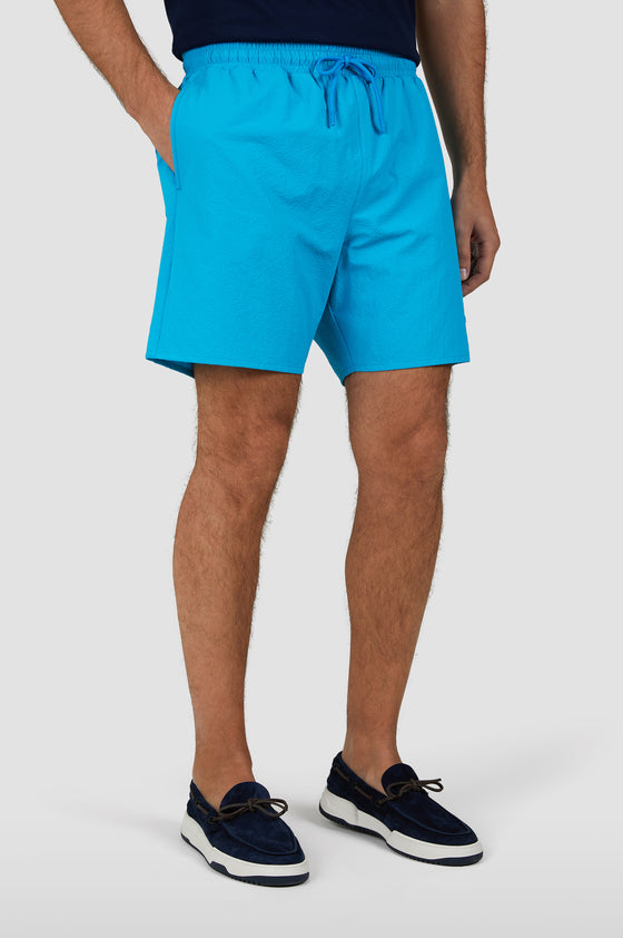 Paul & Shark - Maillot de bain seersucker avec badge