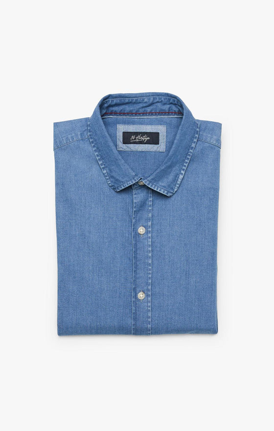 34 Heritage - Denim Shirt Light - LE CAPITAINE D'A BORD