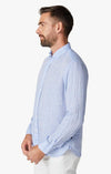 34 Heritage - Linen Chambray Shirt Hawaiian Ocean - LE CAPITAINE D'A BORD