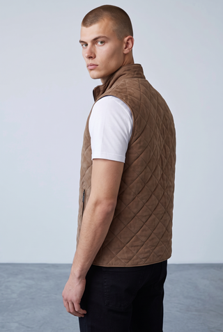 Regency - Boson Suede - Veste Matelassée Réversible