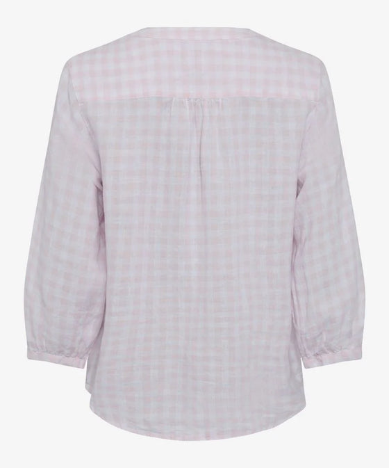 BRAX - Velia - Blouse de lin à carreaux
