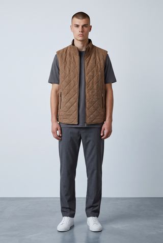 Regency - Boson Suede - Veste Matelassée Réversible