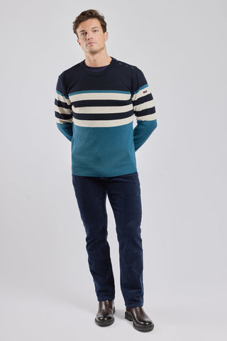 Armor-Lux - Pull Marin Bloc Color pour Homme