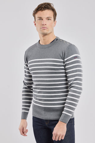 Armor-Lux - Goulenez - Pull rayé de laine merinos