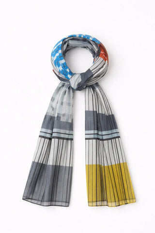 Armor-Lux - Foulard à rayures de coton