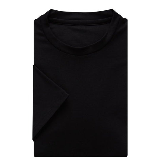 Emanuel Berg - T-Shirt manches courtes de coton 4Flex - Noir