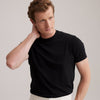 Emanuel Berg - T-Shirt manches courtes de coton 4Flex - Noir