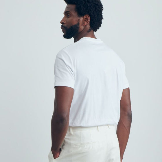 Emanuel Berg - T-Shirt manches courtes de coton 4Flex - Blanc