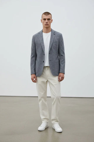 Digel - Andres - Move - Veston Tricot de Coton - Slim Fit